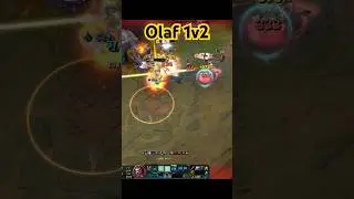 Olaf 1v2#lol #outplay #riot #noxus #gaming #league #lifesteal #olaf #1v2 #shorts #short #vikings