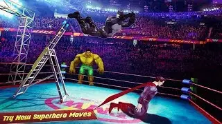 Superhero Wrestling Tag Team Ring Fighting Arena Android Gameplay