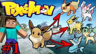 Eevee All Evolutions in One Pixelmon Video | Android Gameplay Hindi Minecraft | PokeRock SERP