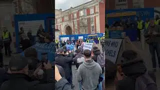 The Chelsea protest has begun!Chants of &ldquo;We want our Chelsea back