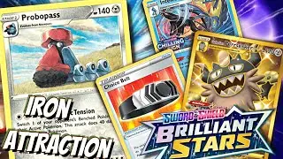 Probopass Deck Profile. 🧲🗿 W/ Galarian Perrserker & Inteleon. PTCG Online Gameplay. Brilliant Stars