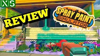 Spray Paint Simulator Review - As Good As PowerWash?! - Xbox Series X