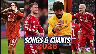 Liverpool Players Songs & Chants 2026🎵 ( With Lyrics )