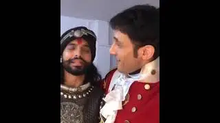 Sharad Malhotra on sets of vidrohi