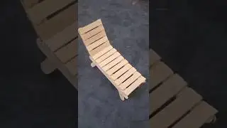 DIY Beach chair making with icecream stick#shorts#ytshorts#shortsfeed#trendingshorts