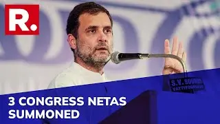 3 Congress Leaders Summoned By ED in National Herald Case From Andhra Pradesh & Telangana