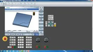 Настройка симулятора фрезерного станка с ЧПУ Siemens