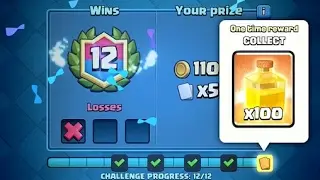 12 WINS IN THE HEAL SPELL CHALLENGE| CAN WE DO IT?(CLASH ROYALE)