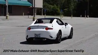 2017 Miata RF Good-Win Roadster Sport SuperStreet TwinTip Exhaust