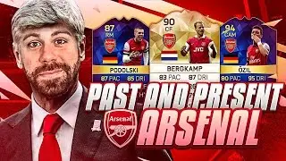 PAST AND PRESENT ARSENAL SQUAD BUILDER!!!! - FIFA 16 Ultimate Team - LEGEND BERGKAMP TOTS OZIL