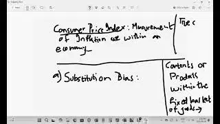 Economics: Substitution Bias & New Goods Bias