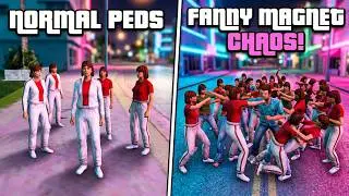 Grand Theft Auto: Vice City - Crazy Pedestrians Fighting #25 (Fanny Magnet Cheat | Requested)