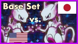 Japanese vs English Pokemon Cards - Base Set