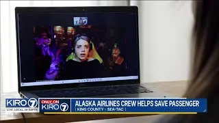 Alaska Airlines crew saves woman who had seizure mid-flight