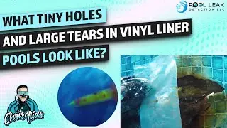 What Tiny Holes And Large Tears In Vinyl Liner Pools Look Like?