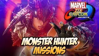 All Monster Hunter Missions - Marvel vs Capcom Infinite