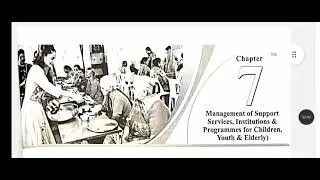 Management of support services, institutions Chapter 7(part 1)home science !!! class 12th