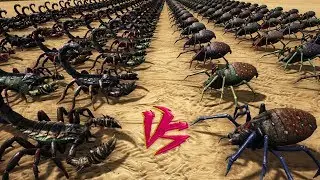 Pulmonoscorpius vs Araneo || Ark Battle