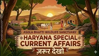 🦌 Asola Bhatti Wildlife Sanctuary Explained | HCS Current Affairs 2026