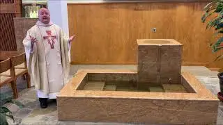 The Baptismal Font & Ambry