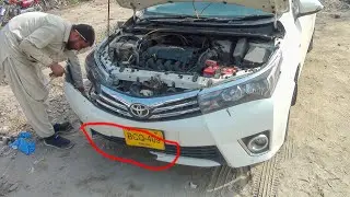 Toyota Corolla |  2016 model car bumper repair | Toyota Corolla 2016
