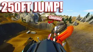 THE 250FT CANYON JUMP IS ACTUALLY INSANE!? (MXBIKES)