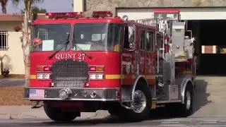 LACoFD Quint 27 Responding from Station 170