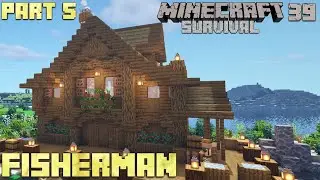 How to Build a Village : Fisherman : - Let's Play Minecraft 1.16 Survival - Episode 39