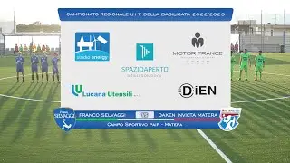 U17 Highlights Franco Selvaggi - Daken Invicta Matera. Risultato finale 0-5