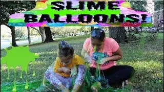 SLIME BALLOON CHALLENGE!!!!!