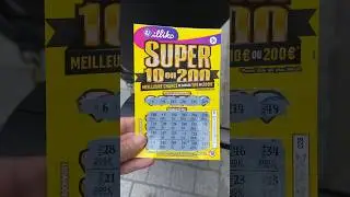 &euro;200.00 SUPER 10 ou 200 #gains #win #fdj #illiko #grattage #super #31 #abonnetoi #shorts