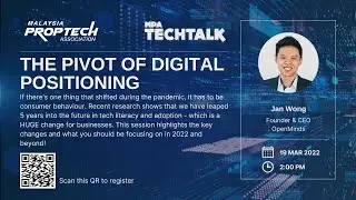 MPA TechTalk - March 2022 - The Pivot of Digital Positioning