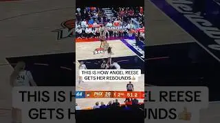 Angel Reese how to get her rebounds! #angelreesehighlights #nbaupdates