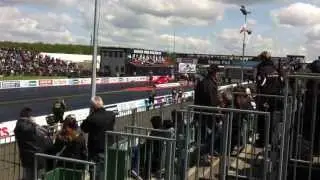 Top methanol funny car Santa pod main event 2013