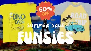 Funsies Summer Sale 50% Off Summer Shopping