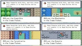 Blazikenite, Sceptilite, Diancite and Tyranitarite [Update Location] - Pokemon Radical Red v4.0