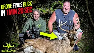 Drone Finds Buck Carcass,Record Time: 1 Minute and 20 Seconds