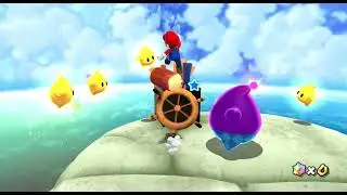 Super Mario Galaxy 2 - Exploring the Prologue Faceship