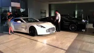Aston Martin One-77 Revving Manovering