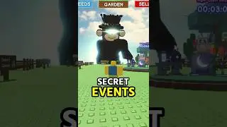 Secret ADMIN Events in Grow A Garden (Roblox)
