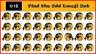 Find The Odd One Out: The Ultimate Emoji Challenge!
