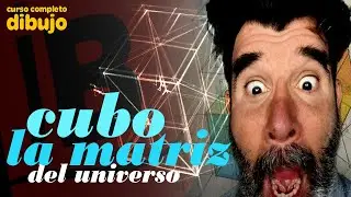 Como dibujar un CUBO en 3D a mano alzada.