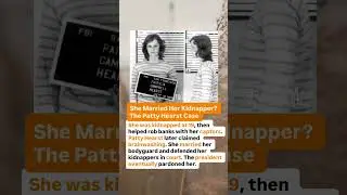 She Married Her Kidnapper? The Patty Hearst Case #truecrime #stockholmsyndrome #1970s