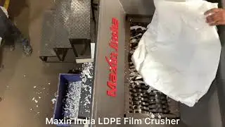 LDPE Shredder, LDPE pouches shredder, LDPE shredder, LDPE crusher, #LDPECrusher, #LDPEFilmShredder,