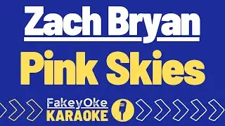 Zach Bryan - Pink Skies [Karaoke]