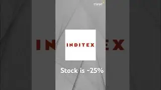 Inditex's stock drops by -25% but why ?  #valueinvesting #inditex #stockresearch