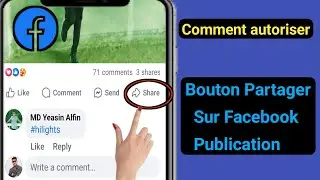 Comment activer le bouton Partager sur une publication Facebook [Easy2025] ll