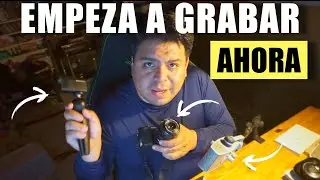 Dar el primer paso para crear contenido., empezar un Vlog. Animarse a grabar.