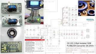 Конструкция 5-канального изолированного понижающего преобразователя постоянного тока с тороидальным трансформатором своими руками. Схема, детали.