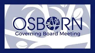Governing Board Meeting 1/16/24
